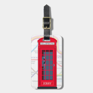 Étiquette À Bagage Étiquette de bagage avec fond de plan du métro de