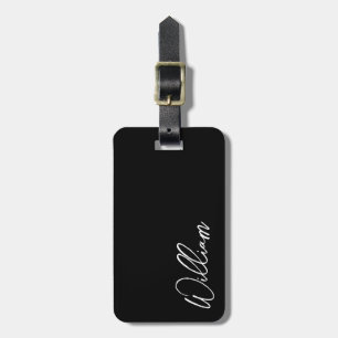 Étiquette À Bagage Étiquette de bagage avec nom personnalisé en écrit