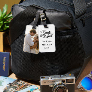 Étiquette À Bagage Étiquette de bagage avec photo personnalisée