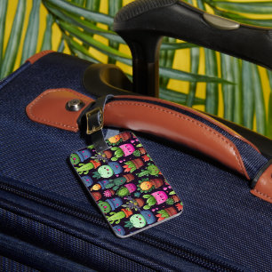 Étiquette À Bagage Étiquette de bagage Cactus Kawaii