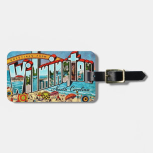 Étiquette À Bagage Étiquette de bagage carte postale ancienne Wilming