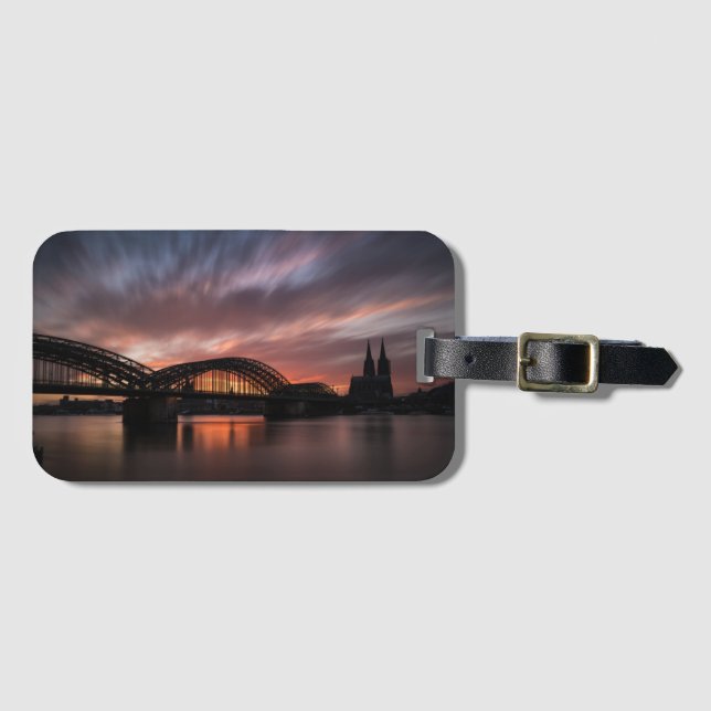 Étiquette À Bagage Étiquette de bagage Cologne - Allemagne (Devant Horizontal)