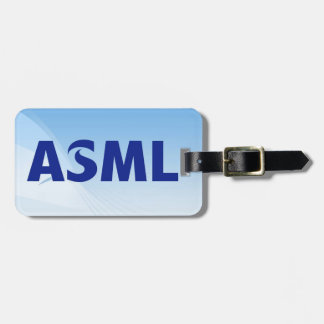 Étiquette À Bagage Étiquette de bagage d'ASML