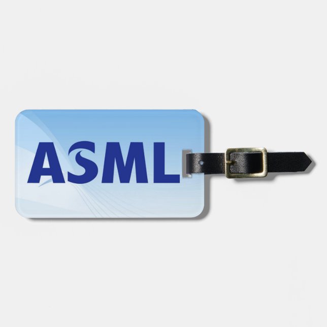 Étiquette À Bagage Étiquette de bagage d'ASML (Devant horizontal)