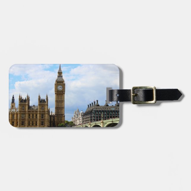 Étiquette À Bagage Étiquette de bagage de Big Ben Londres (Devant horizontal)