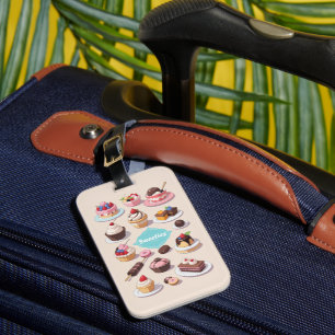 Étiquette À Bagage Étiquette de bagage de bonbons