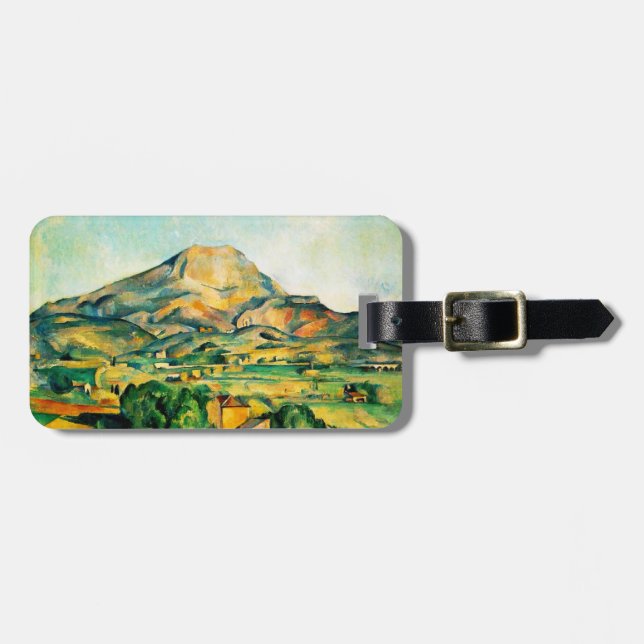 Étiquette À Bagage Étiquette de bagage de Cezanne Mont (Devant horizontal)