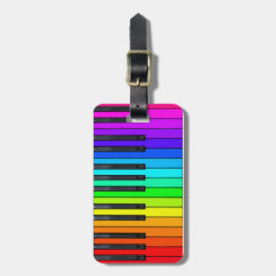 Étiquette À Bagage Étiquette de bagage de clavier de piano