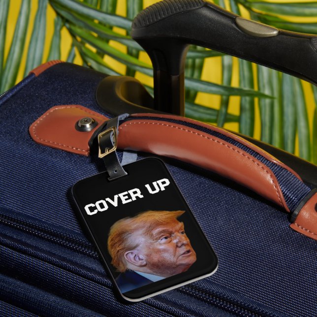 Étiquette À Bagage Étiquette de bagage de dissimulation de Trump (Insitu Rectoal 1)