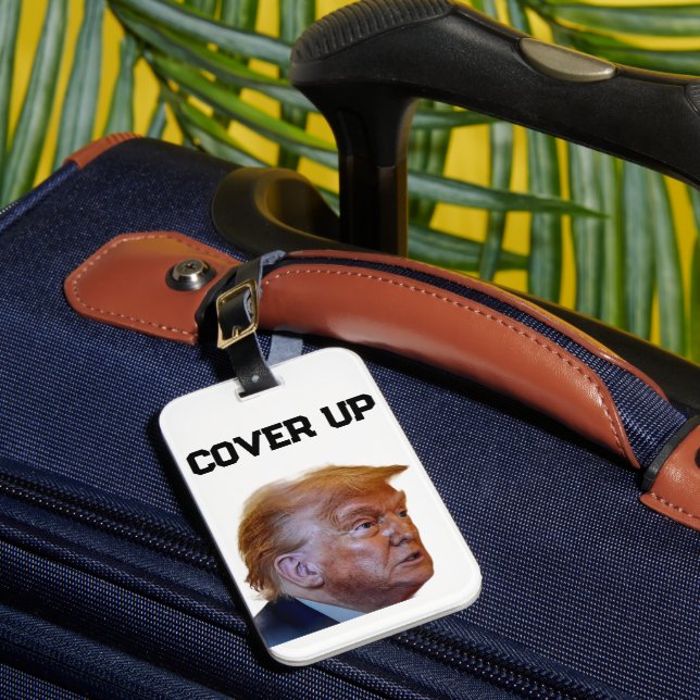 Étiquette À Bagage Étiquette de bagage de dissimulation de Trump (Insitu Rectoal 1)
