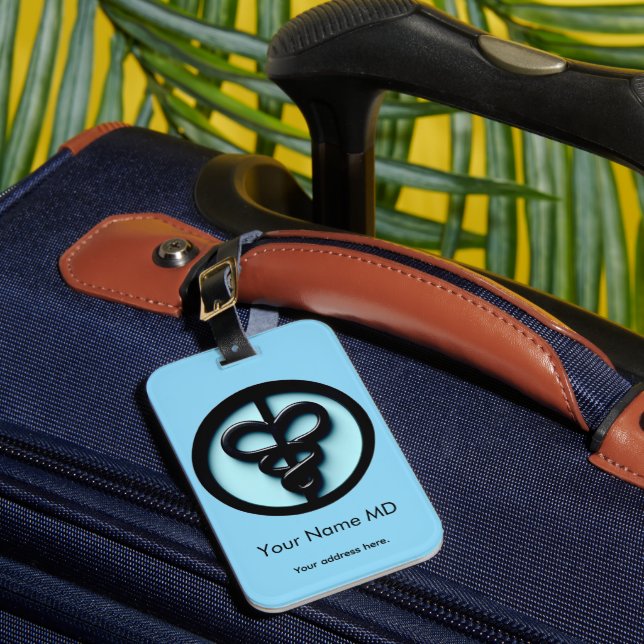 Étiquette À Bagage Étiquette de bagage de docteur (Insitu Rectoal 1)