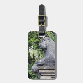 Étiquette À Bagage Étiquette de bagage de forêt de singe