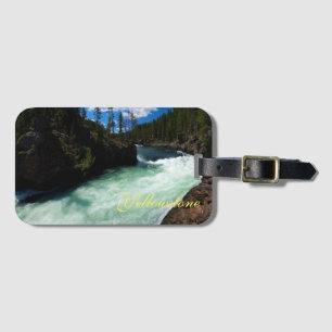 Étiquette À Bagage Étiquette de bagage de la rivière Yellowstone