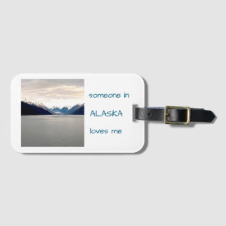 Étiquette À Bagage Étiquette de bagage de l'amour de l'Alaska
