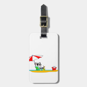Étiquette À Bagage Étiquette de bagage de panda