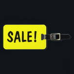 Étiquette À Bagage Étiquette de bagage de signe de vente pour le sac<br><div class="desc">L'étiquette de bagage de signe de vente pour le prix à payer drôle de sac et de valise conçoivent.</div>