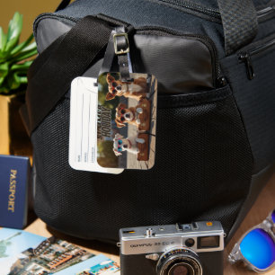 Étiquette À Bagage Étiquette de bagage de voyage audacieuse et amusan