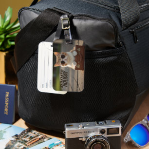 Étiquette À Bagage Étiquette de bagage de voyage audacieuse et amusan
