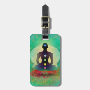 Étiquette À Bagage Étiquette de bagage de yoga de méditation