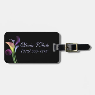 Étiquette À Bagage Étiquette de bagage de zantedeschias