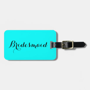 Étiquette À Bagage Étiquette de bagage demoiselle d'honneur
