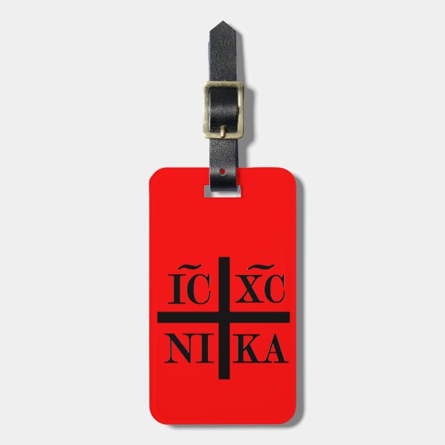 Étiquette À Bagage Étiquette de bagage d'IC XC NIKA (Devant Vertical)