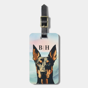 Étiquette À Bagage Étiquette de bagage Doberman