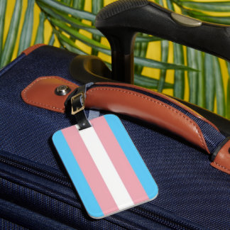 Étiquette À Bagage Étiquette de bagage Drapeau de Fierté Trans