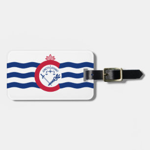 Étiquette À Bagage Étiquette de bagage du drapeau de Cincinnati, Ohio