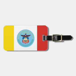 Étiquette À Bagage Étiquette de bagage du drapeau de Columbus, Ohio