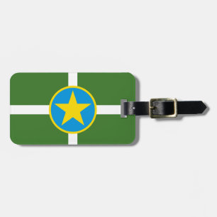 Étiquette À Bagage Étiquette de bagage du drapeau de la ville de Jack