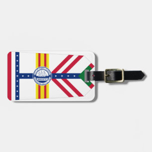 Étiquette À Bagage Étiquette de bagage du drapeau de Tampa, Floride