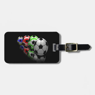 Étiquette À Bagage Étiquette de bagage du football