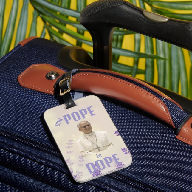 Étiquette À Bagage Étiquette de bagage Duh Pope is Dope (Insitu Rectoal 1)