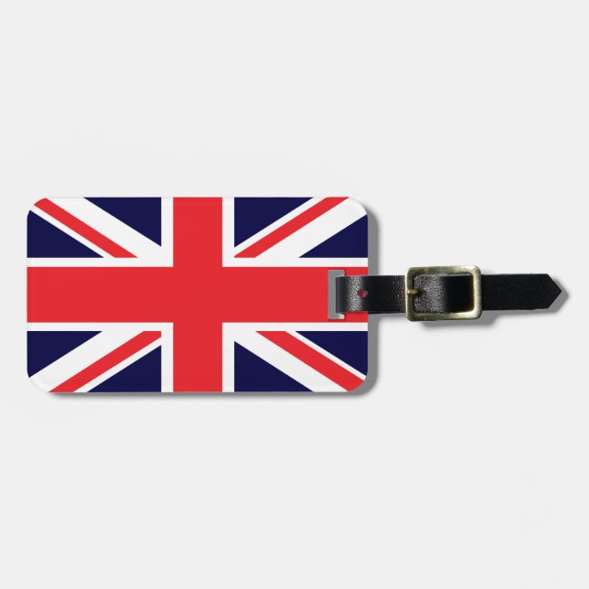 Étiquette À Bagage Étiquette de bagage d'Union Jack (Devant horizontal)