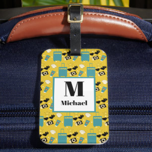 Étiquette À Bagage Étiquette de bagage éléments de vacances d'été mig