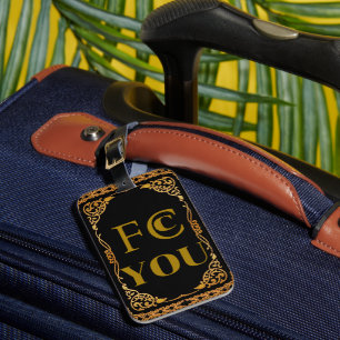 Étiquette À Bagage Étiquette de bagage FCC YOU