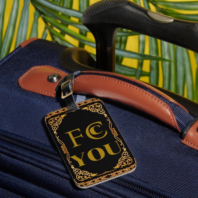 Étiquette À Bagage Étiquette de bagage FCC YOU (Insitu Rectoal 1)