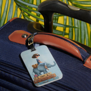 Étiquette À Bagage Étiquette de bagage femme britannique chic