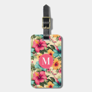 Étiquette À Bagage Étiquette de bagage Fleurs Hawaïennes