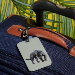 Étiquette À Bagage étiquette de bagage Jaguar Diablo gris clair