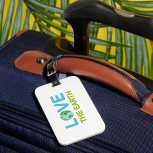 Étiquette À Bagage Étiquette de bagage Love the Earth