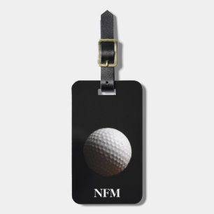 Étiquette À Bagage Étiquette de bagage Monogram Sports Balle de golf 