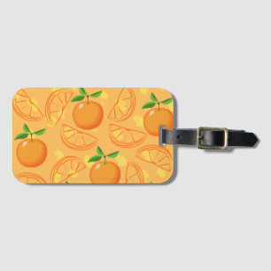 Étiquette À Bagage Étiquette de bagage orange