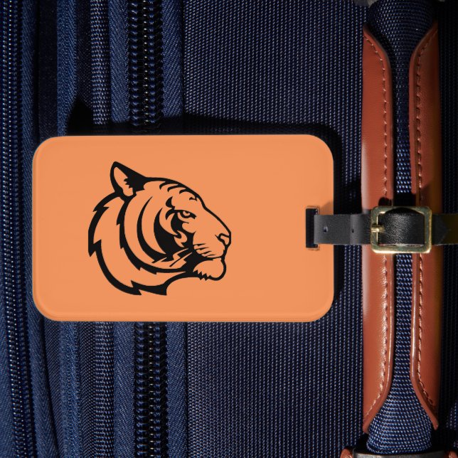 Étiquette À Bagage Étiquette de bagage orange Tigre (Insitu Rectoal 4)