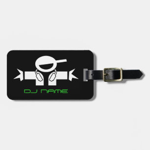 Étiquette À Bagage Étiquette de bagage personnalisée au nom du DJ pou