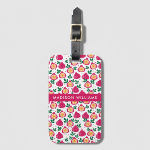 Étiquette À Bagage Étiquette de bagage personnalisée motif fruit gren
