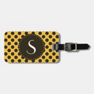 Étiquette À Bagage Étiquette de bagage personnalisée par monogramme