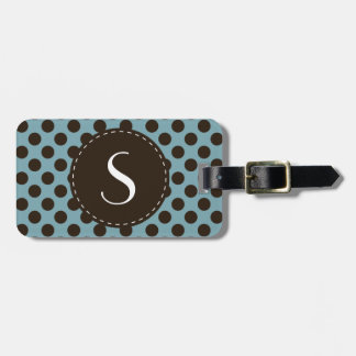Étiquette À Bagage Étiquette de bagage personnalisée par monogramme