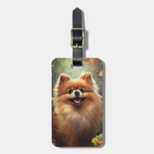 Étiquette À Bagage Étiquette de bagage Pomeranian